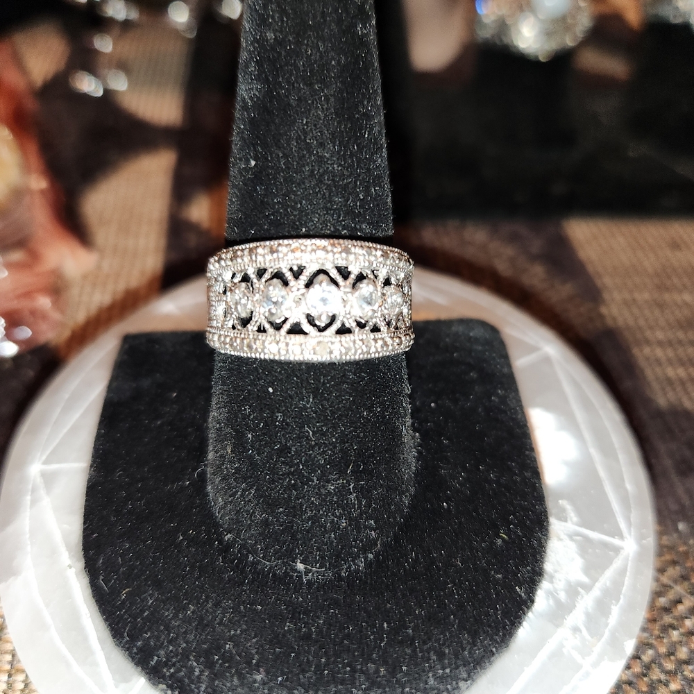 Women's 925 Victoria Townsend Round Cut Cubic Zirconia Ring